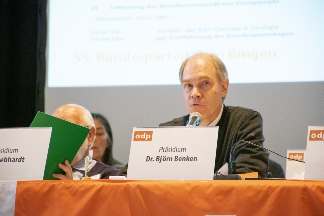 Bundesparteitag und Aufstellungsversammlung zur EU-Wahl 2019 Björn Benken