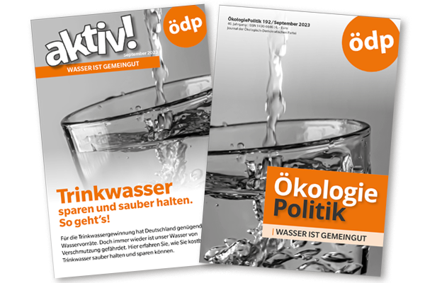 Wasser ist Gemeingut - ÖkologiePolitik