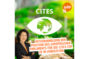 Artenvielfalt bewahren - CITES COP 20 in Usbekistan: Manuela Ripa (ÖDP) ist Mitverhandlerin der Position des Europäischen Parlaments und Co-Leiterin von dessen Delegation