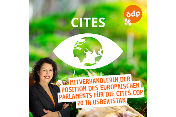 Artenvielfalt bewahren - CITES COP 20 in Usbekistan: Manuela Ripa (ÖDP) ist Mitverhandlerin der Position des Europäischen Parlaments und Co-Leiterin von dessen Delegation