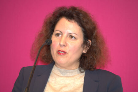 Die ÖDP-Europaabgeordnete Manuela Ripa wandte sich am Samstagmorgen in einer Rede an den 65. Bundesparteitag ihrer Partei; Foto: Helmut Kauer