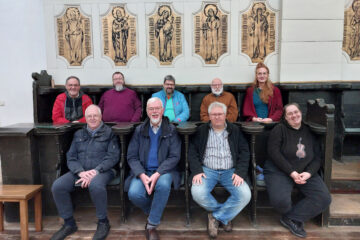Mitgliederversammlung im Kloster Huysburg BAK-Mitglieder in der Kirche des Klosters Huysburg. Foto: Martin Weinmann